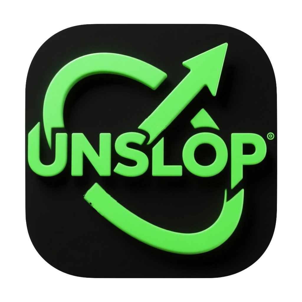 Unslop logo